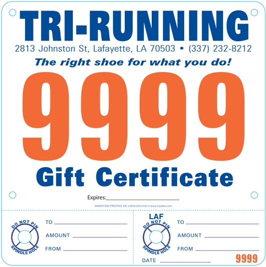 Tri-Running Gift Card